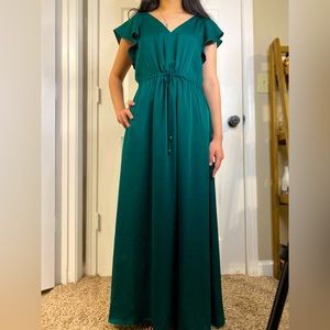 COPY - H&M Green elegant longdress size 6